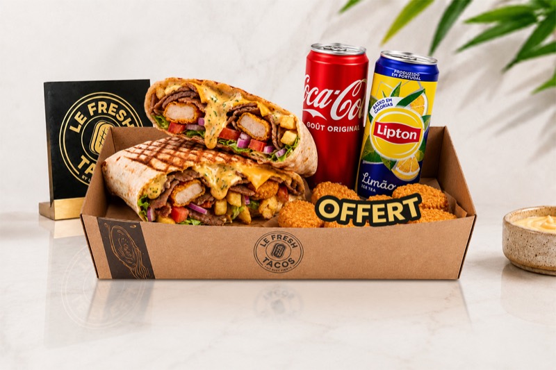 🍽️ Box Duo à partager · 🎁 Tapas offerts
