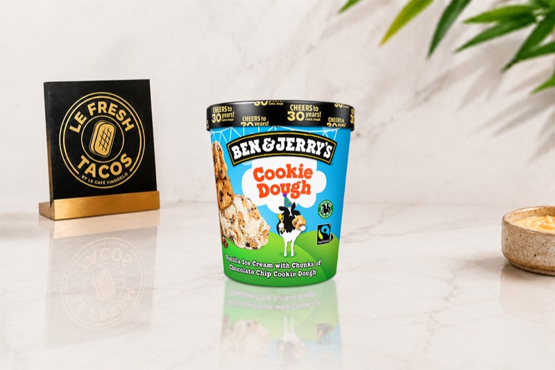 🍦 Pot de glace Ben & Jerry's vanille cookies